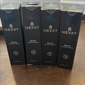 Nexxt Revive Retinol Serum - bundle of 4 Elegant Black Packaging